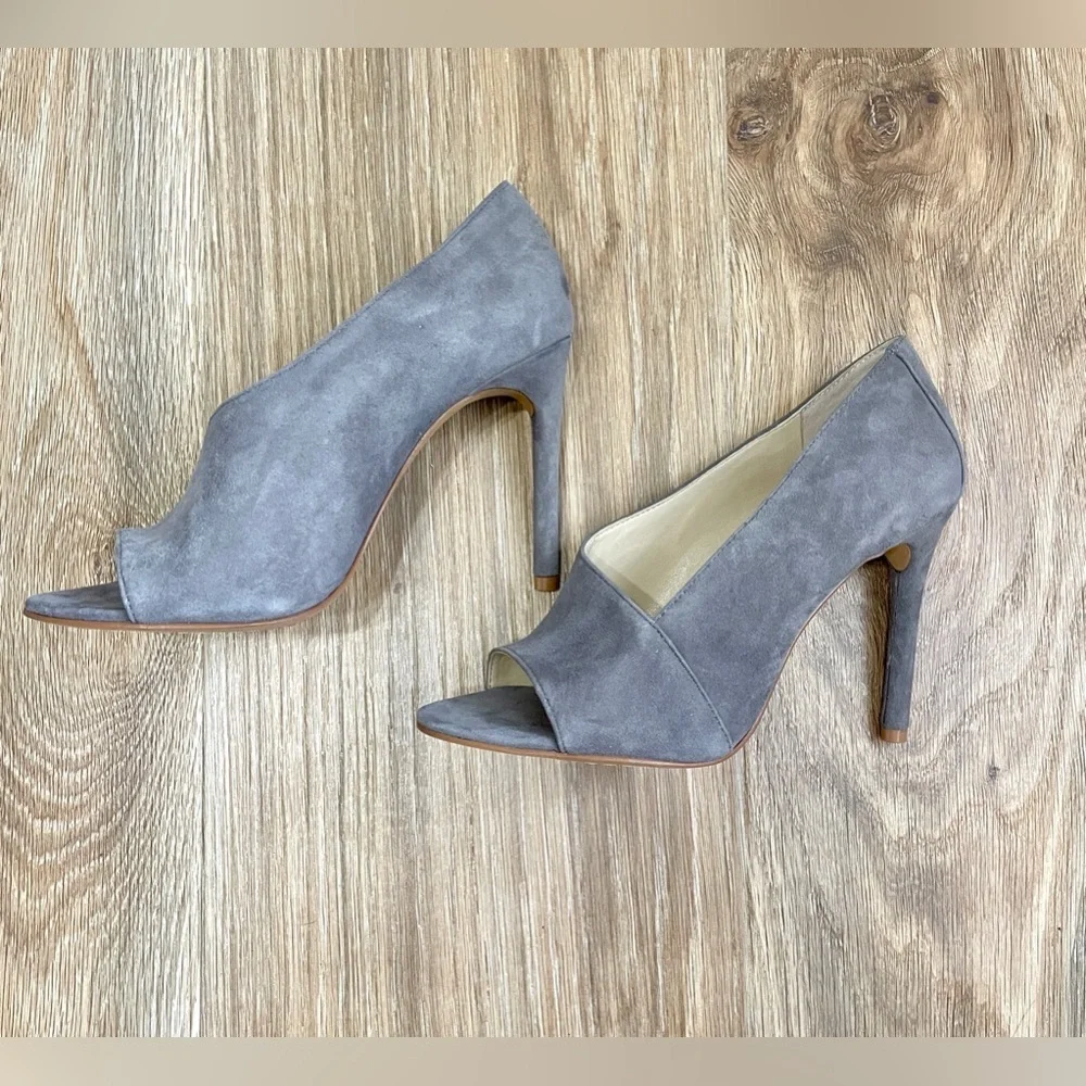 Vince Camuto Rallien size 5.5M magnet grey true velvet Leather suede  NWOB - Picture 4 of 6